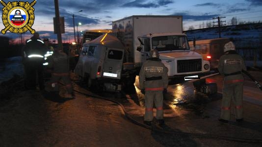 Столкновение с пассажирским автобусом